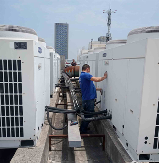 海东中央空调制热和不制冷系统维修方法